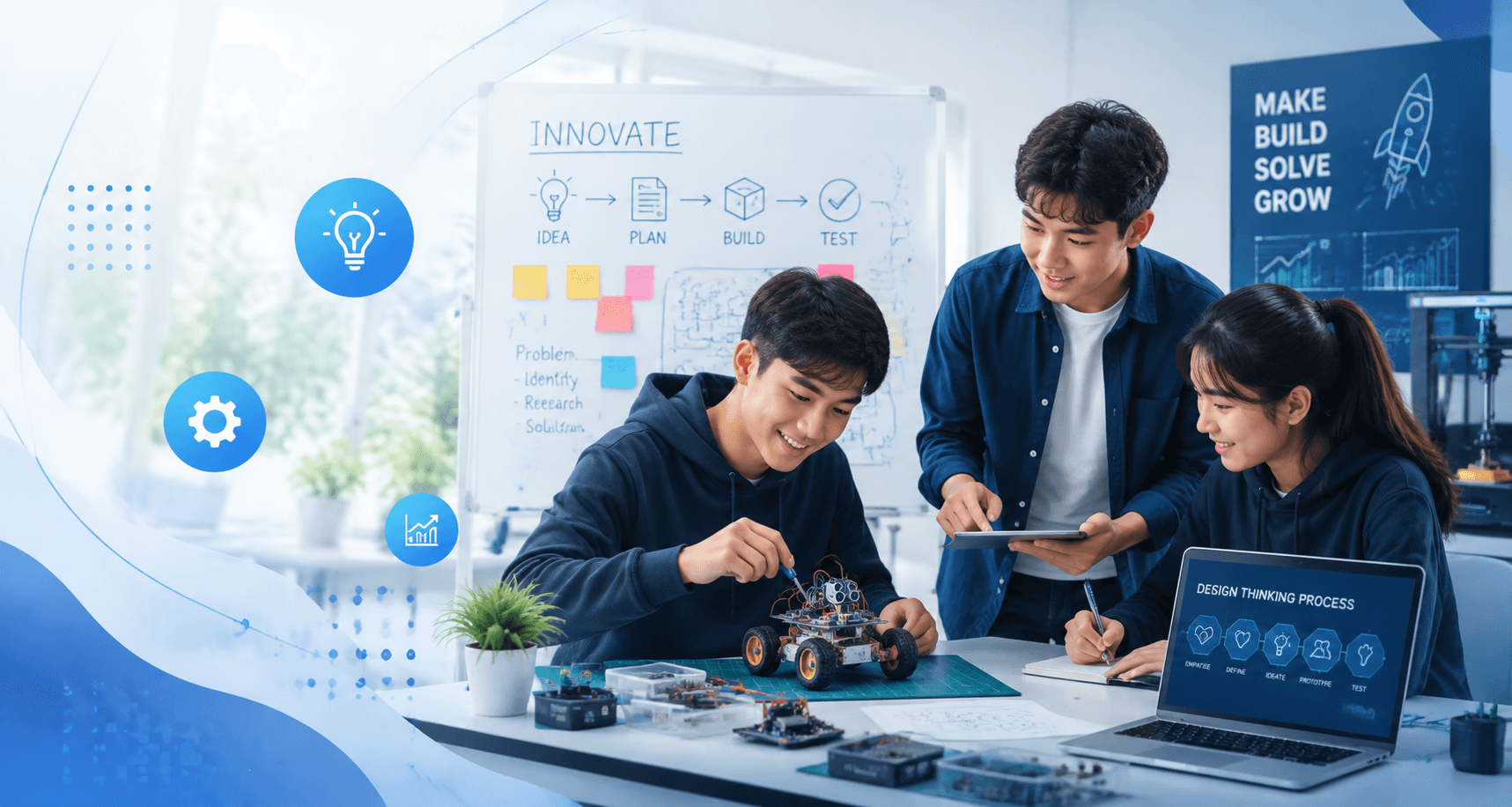 Siswa merancang dan menguji prototipe inovasi